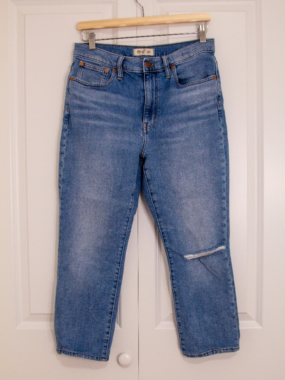 Madewell - The High Rise Slim Boyjean (Size 28p)